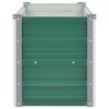 Garden Raised Bed Galvanized Steel 63"x15.7"x17.7" Green