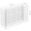 Gabion Raised Bed Galvanized Steel 35.4"x11.8"x23.6"
