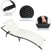 Free shipping Folding Bed Beach chair Three-Piece Set-Black Four Lines  YJ