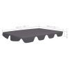 Replacement Canopy for Garden Swing Anthracite 74"/66.1"x43.3"/57.1"