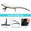 Free shipping Folding Bed Beach chair Three-Piece Set-Black Four Lines  YJ