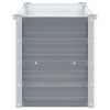 Garden Raised Bed Galvanized Steel 63"x15.7"x17.7" Gray