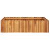 Garden Raised Bed 39.3"x39.3"x9.8" Solid Acacia Wood