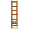 Plant Stand with Trellis Orange 23.6"x11.8"x55.1" Solid Firwood