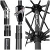 10 Ft AL Tilt Umbrella/White