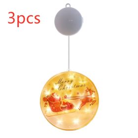 Christmas decoration hanging lights (Option: Deer 3pcs)