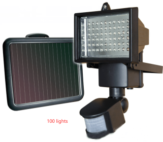 Led solar infrared body sensor lamp floodlight (Option: 100 Lights)