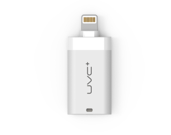 Portable smart phone USB UV lamp (Option: White-Ios)