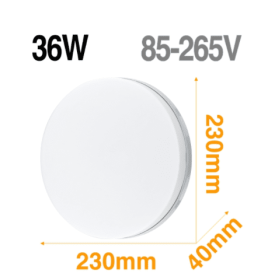 Anti-glare children's bedroom lamp (Option: Cold white-36W-A)