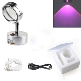 Wiring-free remote control wireless spotlight (Option: 3Style-Rechargeable)