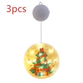 Christmas decoration hanging lights (Option: Christmas tree 3pcs)