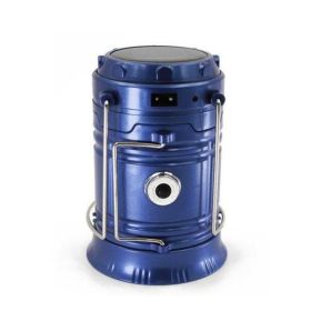 LED Solar Camping Lantern (Color: Blue)