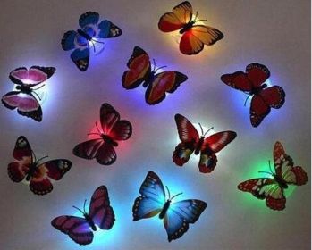 Butterfly led night light x12 (Option: 12pcs)