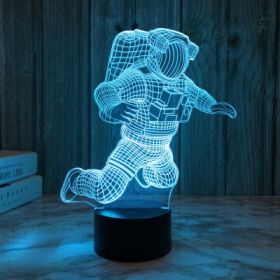 Astronaut 3D small night light USB port plug in bedside (Option: Plug in touch)