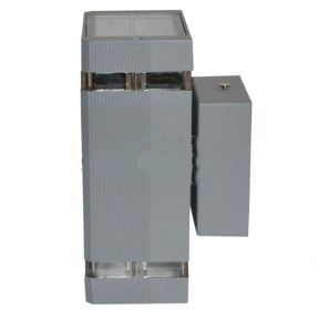 LED Square Wall Lamp 6W12W Double Head Wall Lamp (Option: Square silver-Light)