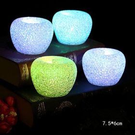 LED Colorful Christmas Gifts (Option: Crystal apple)