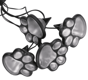 Outdoor 4 LED Solar Animal Paw Light Portable Lamp Solar Light Sensor Solar Energy Lamp Panel Camp Tent Fishing Garden Lighting (Option: Colorful x5)