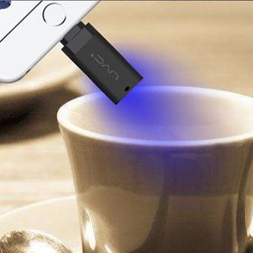 Portable smart phone USB UV lamp (Option: Black-Ios)