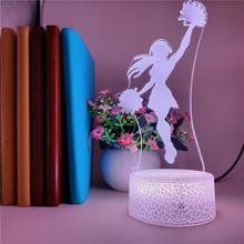 Creativity Cheerleading  3D Illusions Night Light (Option: 06 style)