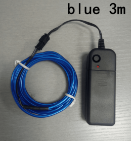 Glow EL Wire Cable LED (Option: Blue-3M)