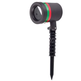 Outdoor garden light waterproof laser light (Option: Black-US)