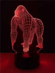 Cross-border 3D Desk Lamp For Orangutan Series (Option: Colorful-C)