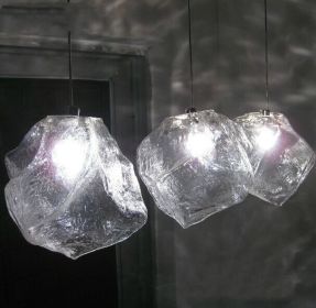 Table Lamp Dining Chandelier Bedroom Lamp Creative Natural Lighting Glass Lamp (Option: B)