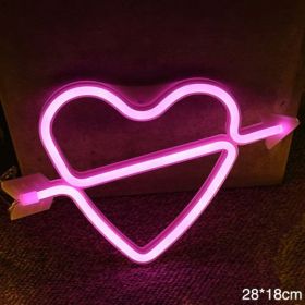 LED Neon Sign Night Light INS Decoration (Option: D)