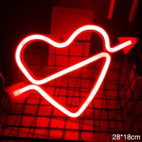 LED Neon Sign Night Light INS Decoration (Option: E)