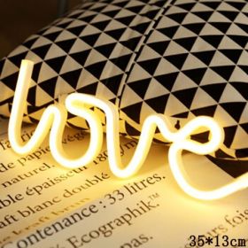 LED Neon Sign Night Light INS Decoration (Option: V)