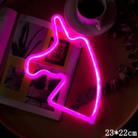 LED Neon Sign Night Light INS Decoration (Option: X)