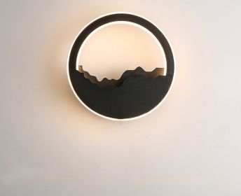 Modern Minimalist Bedroom Bedside Led Lamp (Option: Black-G)