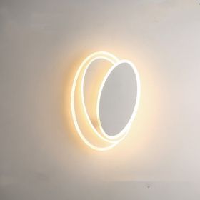 Modern Minimalist Bedroom Bedside Led Lamp (Option: White-I)