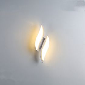Modern Minimalist Bedroom Bedside Led Lamp (Option: White-B)