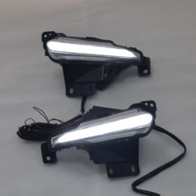 Angkesaila LED Daytime Running Light (Option: White yellow blue-A pair)