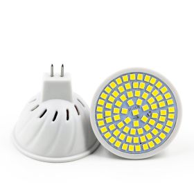 Household Energy-Saving LED Lamp Plastic Material Lamp Cup (Option: Cold white-MR16 80 beads 220V)