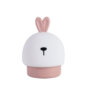 Cartoon Fawn Silicone Night Light Pats Eye Protection Breastfeeding Light Holiday Table White Night Light (Option: Bunny-USB)