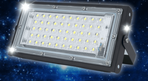 The LED light (Option: 50W-Warm white)