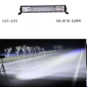 Light Bar 12V 24V Truck Middle Bar Light Super Bright Bright Light (Option: 76 single lamp-Single pack)