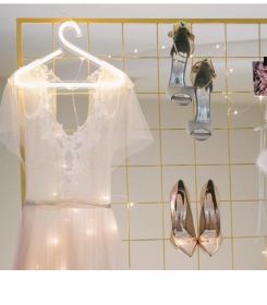 Creative Hanging Wall Bar Atmosphere Light Qing Bar Home Stay Hanging Light Romantic Bedroom Room Layout (Option: Hangers warm white-USB)