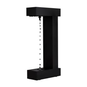 Anti-Gravity Suspended Droplets Flow Backwards (Option: Black-US)