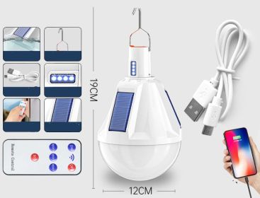 Rechargeable Bulbs Home Outdoor Super Bright Lighting Night Market (Option: E-USB)