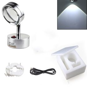 Wiring-free remote control wireless spotlight (Option: 1Style-Rechargeable)