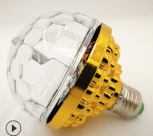 LED spinning magic ball stage bulb (Option: E27 lamp)