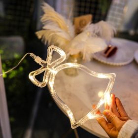 Divine Christmas LED Lights with suction holder (Option: Bells)