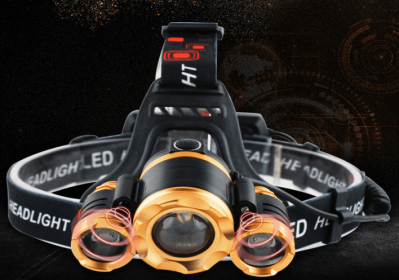 Camping light (Option: Golden zoom-No battery No charger)