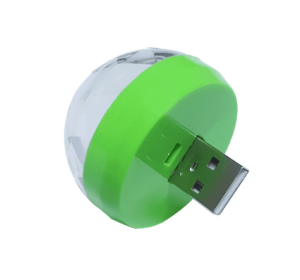 Light Stage Effect USB 5V Disco Ball DJ Party Holiday Lighting Christmas Projector (Option: Green usb)