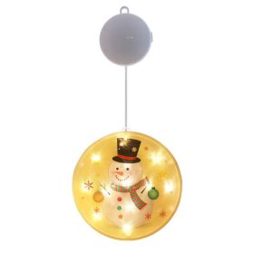 Flash lamp suction cup lamp (Option: Snowman)