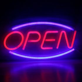 LED Neon Light, Acrylic Back Panel, Room Decoration Night Light (Option: Open-USB)