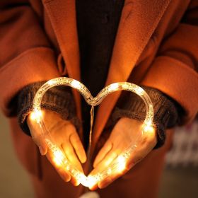 Divine Christmas LED Lights with suction holder (Option: Love)